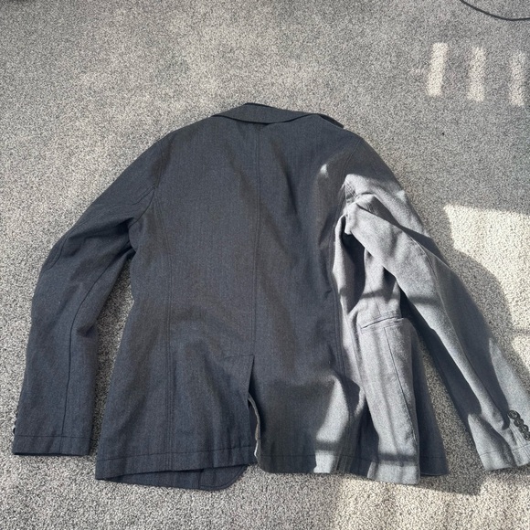 Burberry Brit Navy and Gray Quilted Jacket men’s Medium - zip out “vest” - Picture 9 of 9